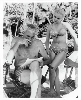 John Huston And Sue Lyon In The Night Of The Iguana