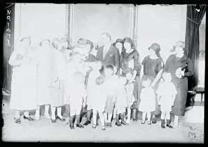 Hylan Prints: John Hylan Meeting with a Delegation of Mothers