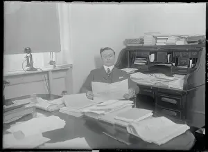 John J. Gorman Sitting in His Washington Office