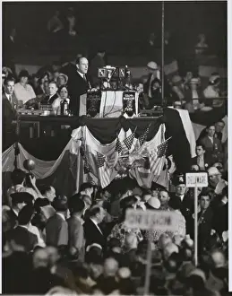 John J. Raskob Speaking at Democratic National Convention