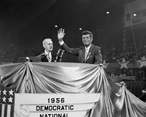 Butler Prints: John Kennedy Acknowledging Ovation