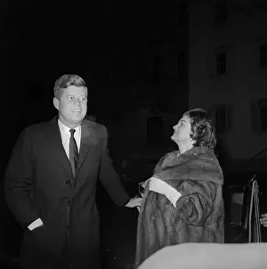 John Kennedy Arriving with Jacqueline
