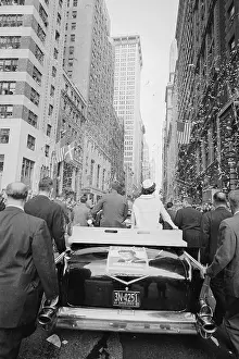 John Kennedy in Car with His Wife