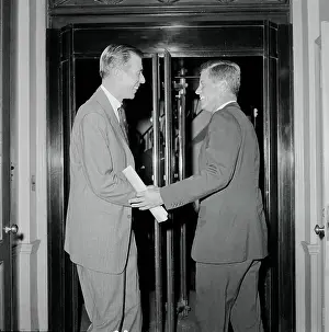 1960 Us Presidential Election Prints: John Kennedy with Charles Spalding