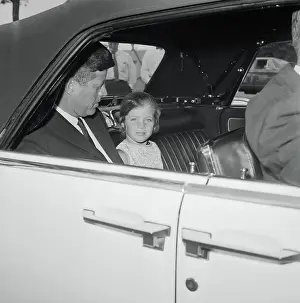 John Kennedy and Daughter