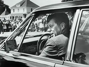 Hyannis Prints: John Kennedy Driving