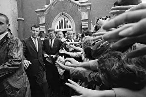 Worshiper Prints: John Kennedy Leaving Church