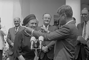Thalidomide Prints: John Kennedy Presenting Award