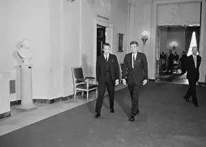 Hallway Prints: John Kennedy and Prince Albert of Belgium