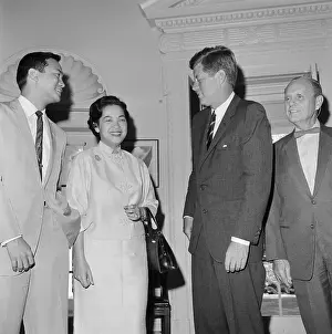 John Kennedy and Ramon Magsaysay Jr