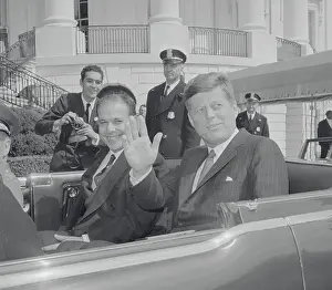 John Kennedy Waving