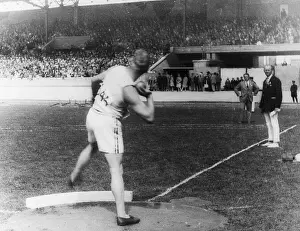 Amsterdam Prints: John Kuch in Shot Putting Stance