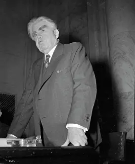John L Prints: John L. Lewis Interrupting Senate Labor Subcommittee