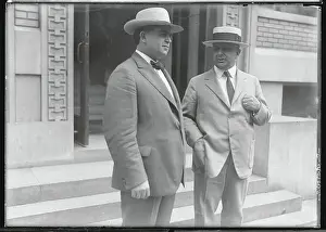 John L Prints: John L. Lewis with Secretary of Labor