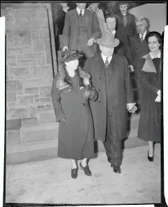 John L Prints: John L Lewis with His Wife