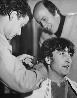 John Lennon Getting a Haircut
