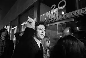 John Lennon at NY Immigration Office