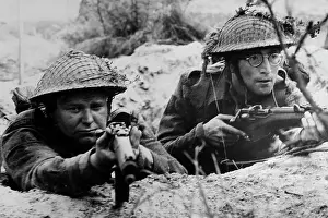 John Lennon Playing a Soldier in Movie