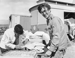 John Lennon Posing on Movie Set