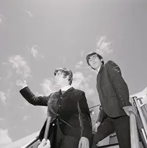 John Lennon Waving Goodbye
