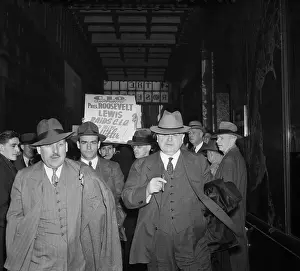 Picketing Prints: John Lewis Passes Through Picket Line
