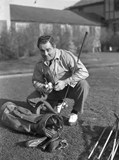 John Mantague Checking Golf Balls