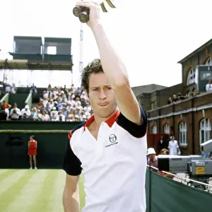 John McEnroe Prints: John McEnroe At The Stella Artois Championships