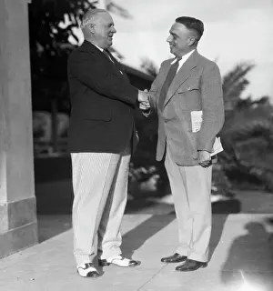 Handshake Prints: John McGraw Greeting J. G. Taylor Spink