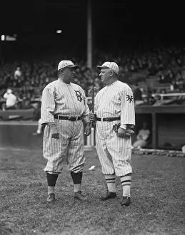 John McGraw Holding a Hatchet