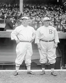 John J Prints: John McGraw with Wilbert Robinson