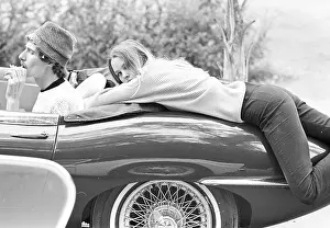 Couples Prints: John And Michelle Phillips Of The Rock Group Mamas and Papas