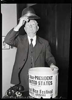 Pail Prints: John Nance Garner with Pith Helmet