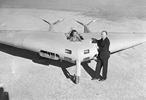 Futuristic Prints: John Northrop With Test Pilot