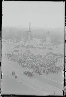 Obrien Prints: John P. O'Brien Speaking During Memorial Exercises