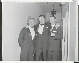 John Perona with Toots Shor and Don Ameche