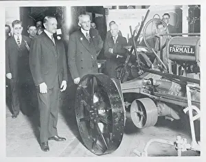 John J Prints: John Pershing Looking at an Exhibit