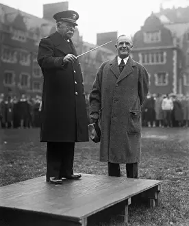 Harry A Prints: John Philip Sousa Leading the University of Pennsylvania Band