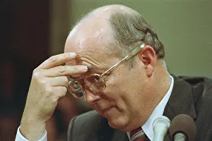 Stress Prints: John Poindexter Listening to Questions