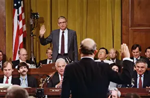 John Poindexter Being Sworn In