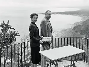 John Steinbeck and Wife at Sicilian Coast