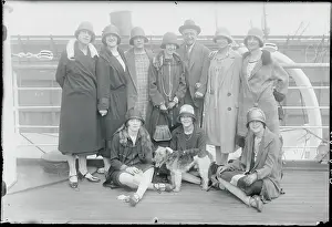 John Tiller Surrounded by Dance School Members