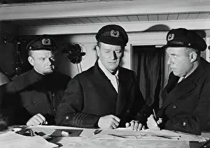 Uniform Prints: John Wayne/Alan Hale/Movie/The Sea Chase
