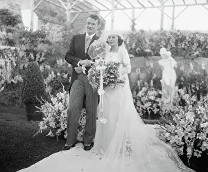 John Wayne and Bride Josephine Saenz