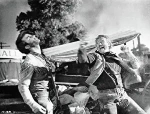 Swinging Prints: John Wayne In Fight Scene/'Red River