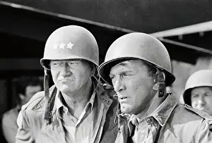 John Wayne and Kirk Douglas