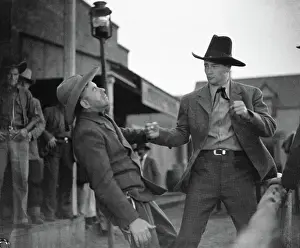 Punching Prints: John Wayne Punching Jack Clifford