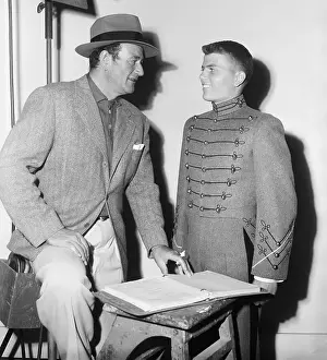 Debut Prints: John Wayne and Son Pat Wayne