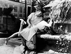 Scene Prints: John Wayne Spanks Elizabeth Allen