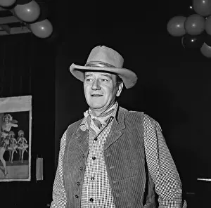 Cowboy Prints: John Wayne On The Town