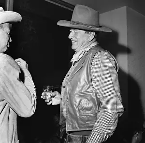 Cowboy Prints: John Wayne On The Town